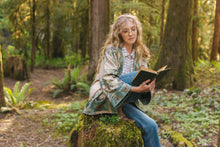 Load image into Gallery viewer, &#39;Earth &amp; Sky&#39; Fleece Cottage Cardigan Jacket - Market of Stars
