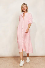 Load image into Gallery viewer, Cameo Sojourn Stripe Linen Dress