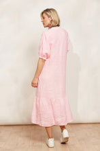 Load image into Gallery viewer, Cameo Sojourn Stripe Linen Dress