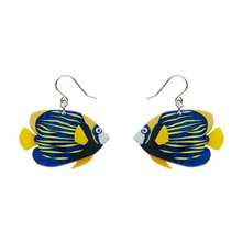 Load image into Gallery viewer, Emperor Angelfish Drop Earrings - Erstwilder Great Barrier Reef