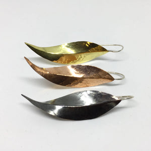 Copper Eucalyptus Earrings
