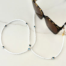 Load image into Gallery viewer, Snow Evil Eye Beaded Sunglass Chain