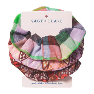 Florentine Scrunchie Set - Sage & Clare