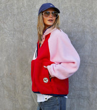 Load image into Gallery viewer, Pink/Red Freestyle Polar Fleece Sweat - Hammill and Co