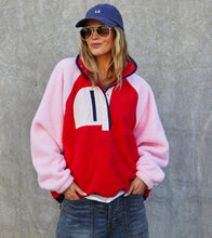 Load image into Gallery viewer, Pink/Red Freestyle Polar Fleece Sweat - Hammill and Co