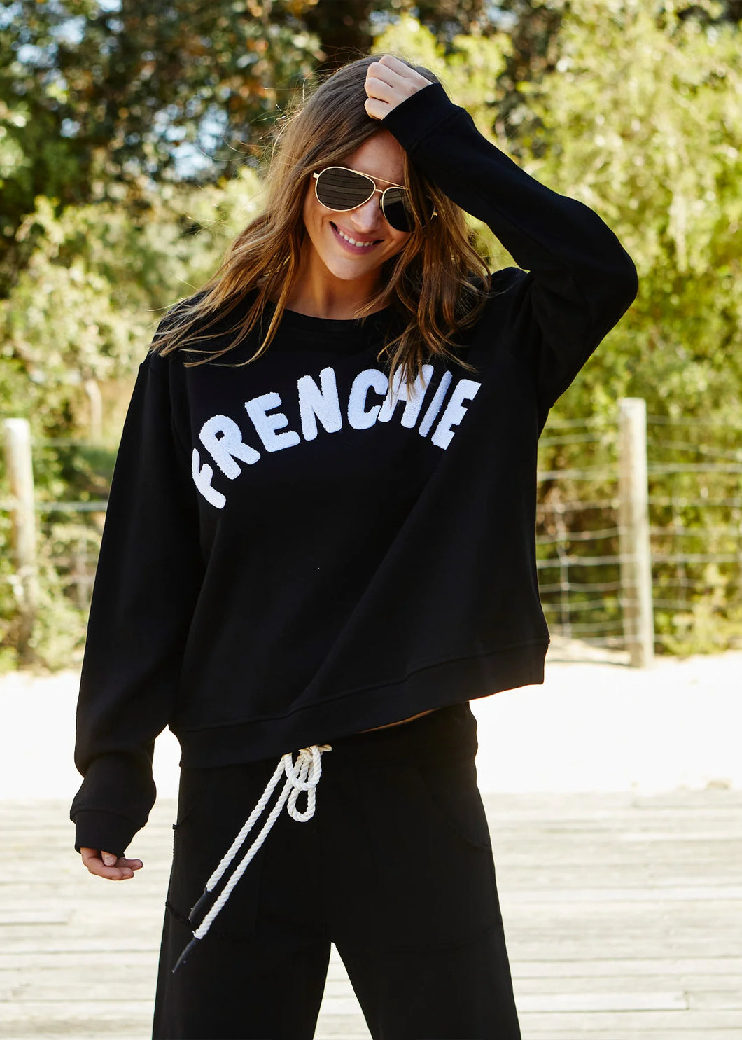 Frenchie Sweat Black - Hammill & Co