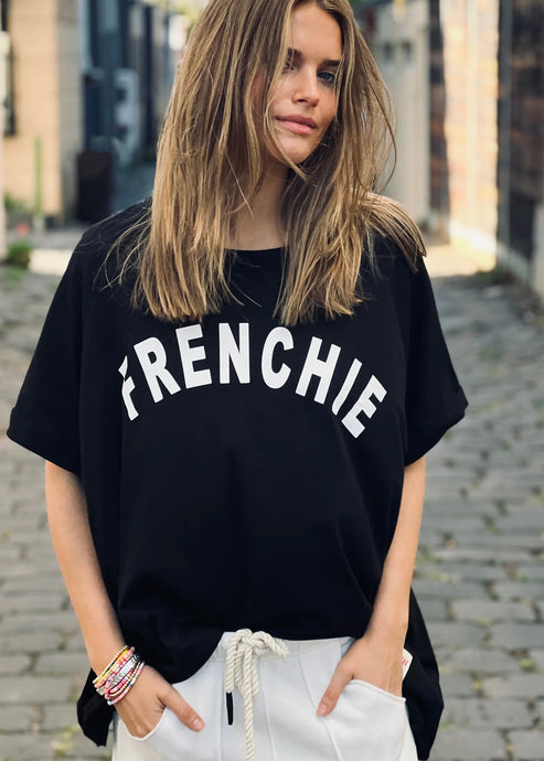 Black Frenchie Tee - Hammill & Co