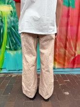 Load image into Gallery viewer, Faded Leopard Racer Pants with Brown Stripe - By Frankie