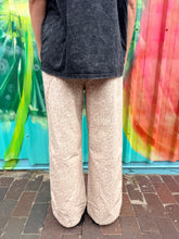 Load image into Gallery viewer, Faded Leopard Racer Pants with Brown Stripe - By Frankie