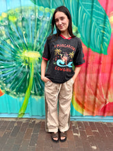 Load image into Gallery viewer, Faded Leopard Racer Pants with Brown Stripe - By Frankie