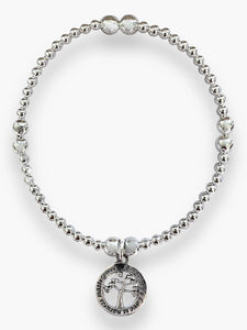 Family Tree Silver Bracelet
