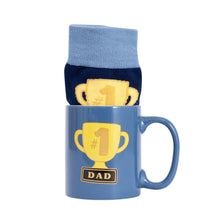 Load image into Gallery viewer, &#39;#1 Dad&#39; Mug &amp; Sock Set