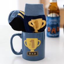 Load image into Gallery viewer, &#39;#1 Dad&#39; Mug &amp; Sock Set