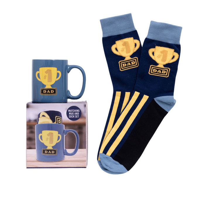 '#1 Dad' Mug & Sock Set