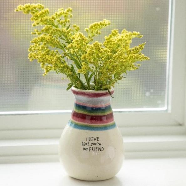 'I Love That You're My Friend' Bud Vase