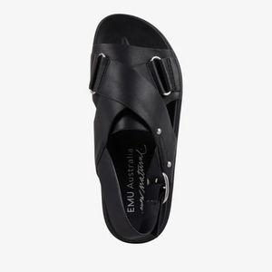 Faye Black Sandal - EMU Australia