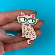 Load image into Gallery viewer, Feline Fine Enamel Pin - Erstwilder