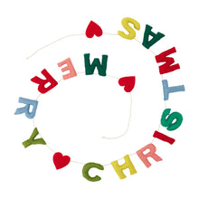 Load image into Gallery viewer, Merry Christmas Felt Bunting