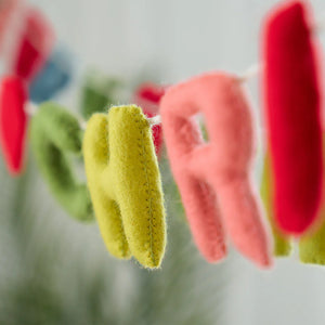 Merry Christmas Felt Bunting