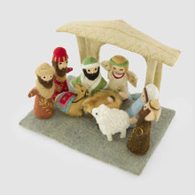 Load image into Gallery viewer, Felt Nativity Set