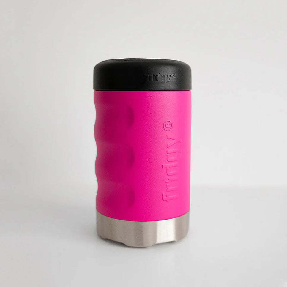 Fiery Rose 375ml Grip Series Can Cooler - Fridgy