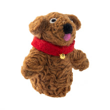 Load image into Gallery viewer, Labradoodle Felt Finger Puppet