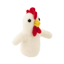 Load image into Gallery viewer, Chicken Felt Finger Puppet
