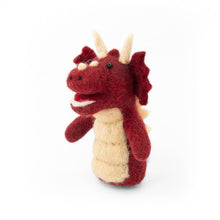 Load image into Gallery viewer, Dragon Felt Finger Puppet