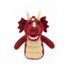 Load image into Gallery viewer, Dragon Felt Finger Puppet