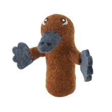 Load image into Gallery viewer, Platypus Felt Finger Puppet