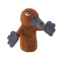 Load image into Gallery viewer, Platypus Felt Finger Puppet