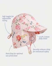 Load image into Gallery viewer, Wild Garden Arcadia Flap Cap - Toshi