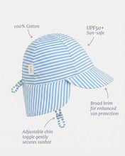 Load image into Gallery viewer, Sea Light Blue Mini Flap Cap - Toshi