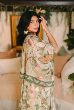 Load image into Gallery viewer, 'Fleur De Soleil' Scarf with Magnolia Floral Print &amp; Butterfly - Market of Stars