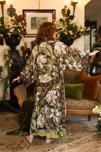 'Fleur De Lune' Opera Duster Kimono Robe - Market of Stars