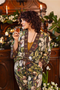 'Fleur De Lune' Pixie Duster Cropped Kimono - Market of Stars