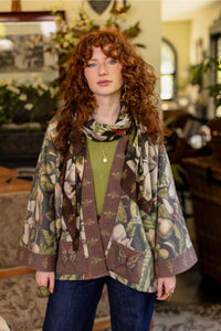 'Fleur De Lune' Scarf with Floral Print - Market of Stars