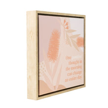 Load image into Gallery viewer, &#39;Positive&#39; Fleur Framed Canvas