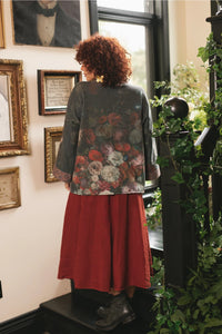 'Flight of Fancy' Fleece Cottage Cardigan Jacket - Market of Stars