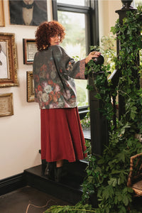 'Flight of Fancy' Fleece Cottage Cardigan Jacket - Market of Stars