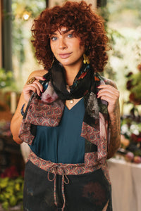 'Flight of Fancy' Floral Bamboo Scarf - Market of Stars