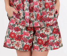 Load image into Gallery viewer, Floral Top &amp; Short Pyjama Set