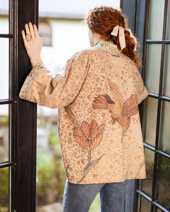 'Folklore' Fleece Cottage Cardigan Jacket - Market of Stars