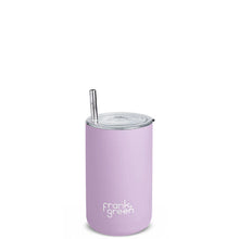 Load image into Gallery viewer, Lilac Haze Iced Coffee Cup with Straw 15oz/425ml - Frank Green