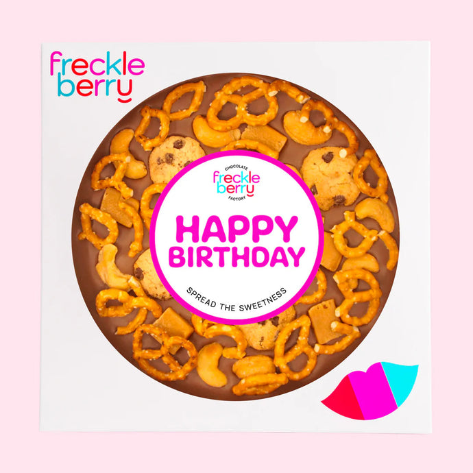 'Happy Birthday' Giant Loaded Snack Time Pizza