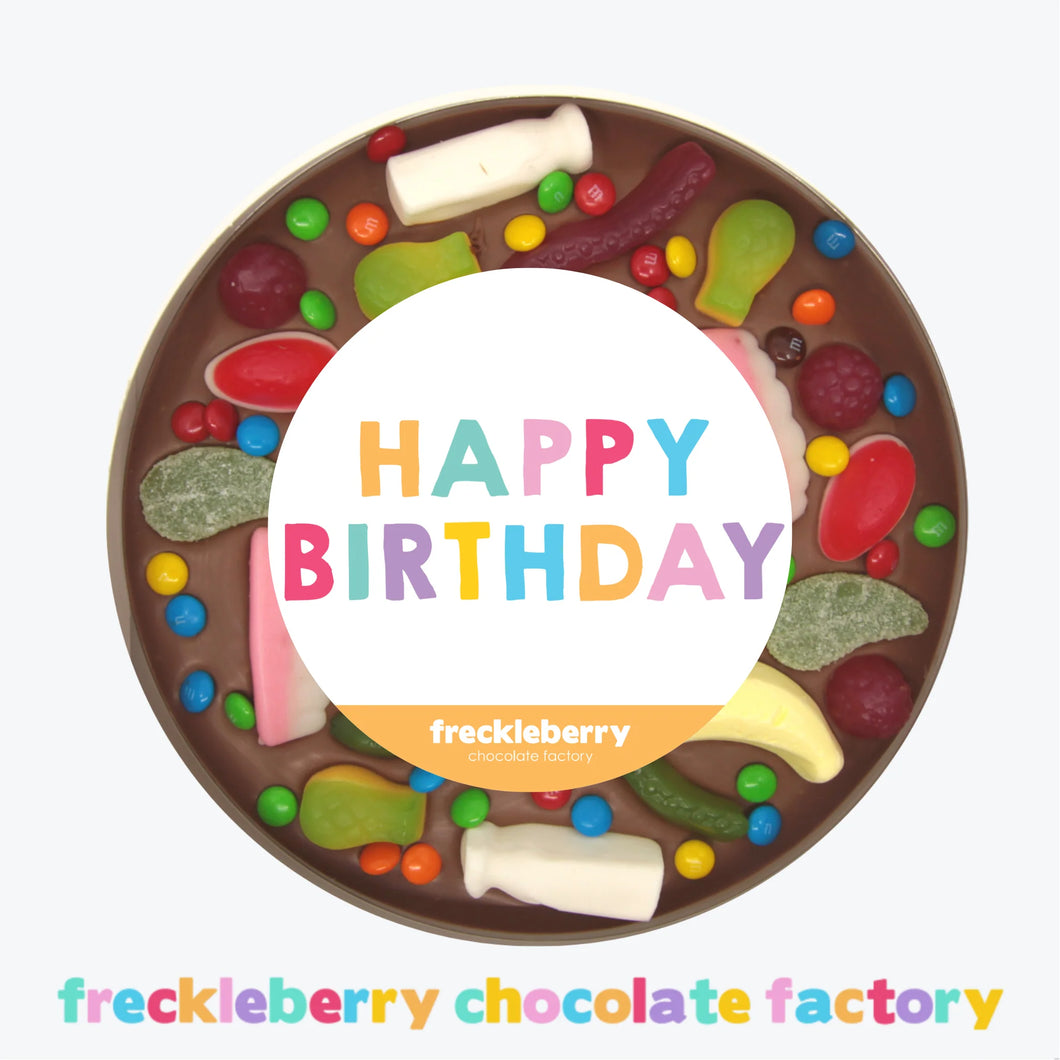 'Happy Birthday' Giant Lolly Pizza