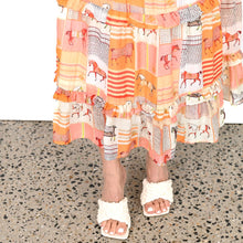 Load image into Gallery viewer, &quot;Fleur&quot; Dress in Freedom Flame Print - Palm Cove