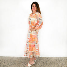 Load image into Gallery viewer, &quot;Fleur&quot; Dress in Freedom Flame Print - Palm Cove