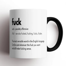 Load image into Gallery viewer, Fuck Definition Mug