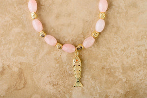 Rose Quartz Goia Necklace